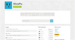 Desktop Screenshot of minepic.org