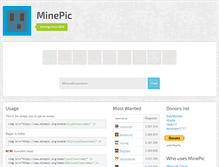 Tablet Screenshot of minepic.org